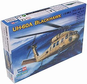 UH-60A Blackhawk - 1/72 - HobbyBoss 87216 REEMBALADO - COMPLETO COM TODAS AS PEÇAS