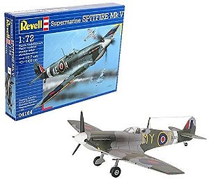 Supermarine Spitfire Mk V - 1/72 - Revell 04164 SEM PEÇAS TRANSPARENTES