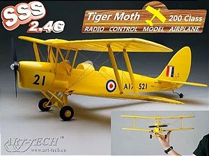 Aeromodelo elétrico Tiger Moth - Art-Tech 21441 COMPLETO PRONTO PARA VOAR