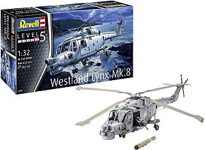 Westland Lynx Mk.8 - 1/32 - Revell 04981 REEMBALADO - SEM PEÇAS TRANSPARENTES