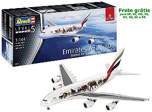 Airbus A380-800 Emirates "Wild Life" - 1/144 - Revell 03882