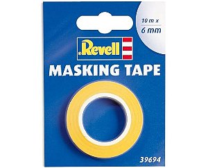 Fita adesiva para máscara de pintura (Masking Tape) - 6 mm - Revell 39694