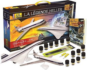 La Légende Set - Concorde e Caravelle 1/100 - Heller 52324