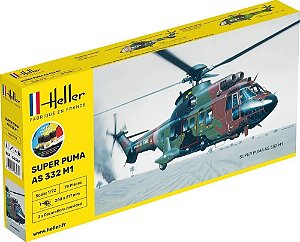 Gift Set AS332 M1 Super Puma - 1/72 - Heller 56367