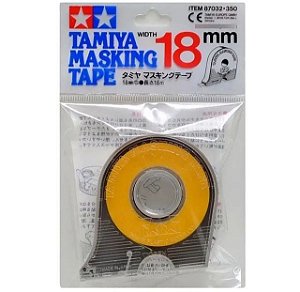 Fita adesiva para máscara de pintura (masking tape) 18 mm - Tamiya 87032