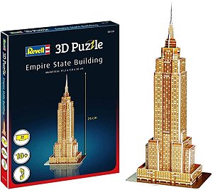 Quebra-cabeça 3D (3D Puzzle) Empire State Building - Revell 00119