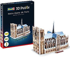 Quebra-cabeça 3D (3D Puzzle) Notre-Dame de Paris - Revell 00121