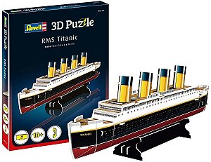 Quebra-cabeça 3D (3D Puzzle) RMS Titanic - Revell 00112