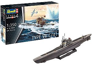 Submarino alemão Type VII C/41 - 1/350 - Revell 05154
