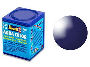 Tinta Acrílica Revell Aqua Color Azul Noite Brilhante - Revell 36154