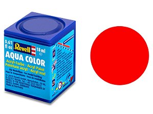 Tinta Acrílica Revell Aqua Color Laranja Luminoso Opaco - Revell 36125