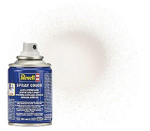 Tinta Spray Branco Brilhante - 100 ml - Revell 34104