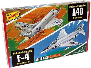 Vietnan Era Fighters - F-4G & A4D - 1/72 - Lindberg HL433