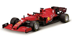 Miniatura Fórmula 1 2021 Ferrari SF21 #16 Charles Leclerc - 1/43 - Burago