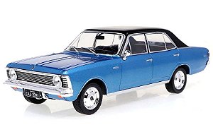 Miniatura Chevrolet Opala 2500 1969 azul - 1/24 - California Classics