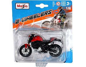 Miniatura moto Ducati Monster - 1/18 - 2 Wheelers - Maisto