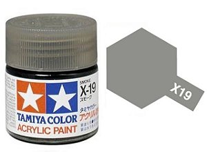 Tinta Acrílica X-19 Fumaça (23 ml) - Tamiya 81019