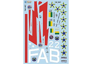 Decalque North American T-6 Texan FAB 1/32 - FCM 32-018