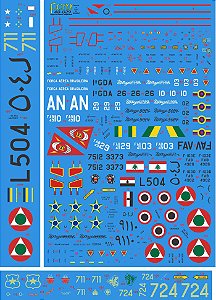 Decalque Mirage IIID BR e IIIE BR FAB 1/48 - FCM 48029