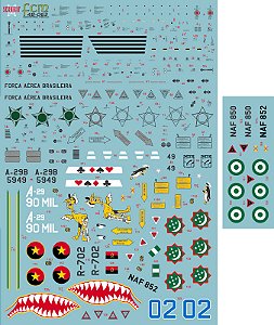 Decalque EMB-314 A-29 Super Tucano FAB 1/48 - FCM 48-063