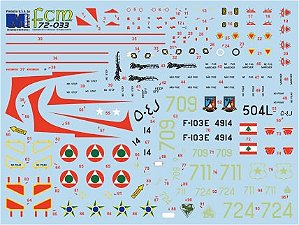 Decalque Mirage III FAB 1/72 - FCM 72-033