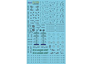 Decalque F-5EM / F-5FM FAB 1/72 - FCM 72-050