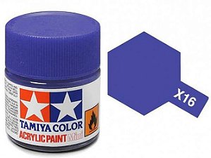 Tinta Acrílica Mini X-16 Púrpura (10 ml) - Tamiya 81516