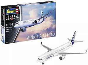 Airbus A321neo - 1/144 - Revell 04952 REEMBALADO - COMPLETO COM TODAS AS PEÇAS