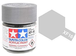 Tinta Acrílica XF-16 Alumínio Flat (23 ml) - Tamiya 81316