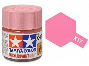 Tinta Acrílica Mini X-17 Rosa/Pink (10 ml) - Tamiya 81517