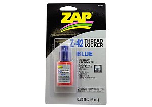 Trava rosca azul ZAP Z-42 (6 ml) de torque médio - ZAP PT-42