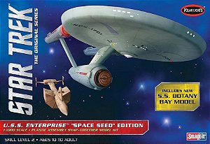 Star Trek TOS USS Enterprise Space Seed Edition - 1/1000 - Polar Lights POL908M
