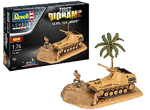 First Diorama Set - Sd.Kfz. 124 Wespe - 1/76 - Revell 03334