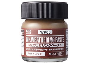 Mr.Weathering Paste Mud Red - Mr.Hobby WP05