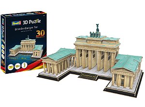 Quebra-cabeça 3D (3D Puzzle) Portão de Brandenburgo - 30 Anos da Reunificação da Alemanha - Revell 00209