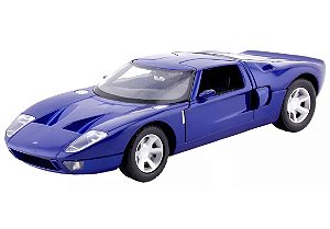 Miniatura Ford GT Concept - azul - 1/24 - Motormax 73297