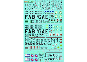 Decalque P-16 S-2A Tracker FAB 1/72 - FCM 72039