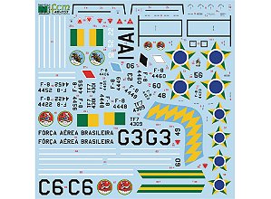 Decalque Gloster Meteor F.8/TF-7 FAB 1/48 - FCM 48053