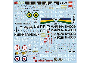 Decalque Westland Super Lynx Marinha Brasileira 1/48 - FCM 48050