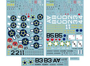 Decalque P-47D Força Aérea Brasileira 1/48 - FCM 48071