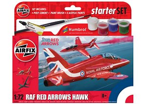 Starter Set RAF Red Arrows Hawk - 1/72 - Airfix A55002