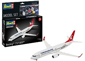 Model Set Boeing 737-800 "Turkish Airlines" - 1/144 - Revell 63772