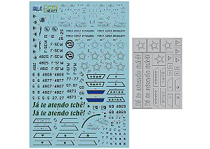 Decalque F-5EM/FM FAB 1/48 - FCM 48074