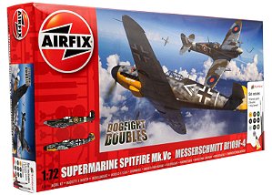 Gift Set Supermarine Spitfire Mk.Vc vs Bf109F-4 Dogfight Double - 1/72 - Airfix A50194
