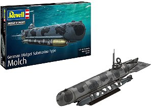German Midget Submarine Type Molch - 1/72 - Revell 05187