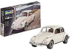 Volkswagen Beetle (Fusca) - 1/32 - Revell 07681 REEMBALADO - COMPLETO COM TODAS AS PEÇAS
