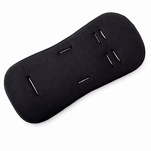 Colchonete Colchão Almofada Carrinho De Bebê e Bebê Conforto - Preto