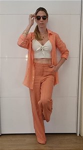 Calça Alfaiataria Atemporal salmão