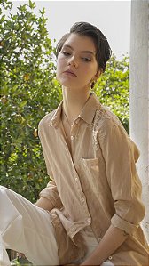 Camisa palha linho Encanto