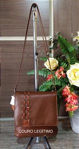 Bolsa de Couro Legitimo Lia Modas ( Ref-144 )